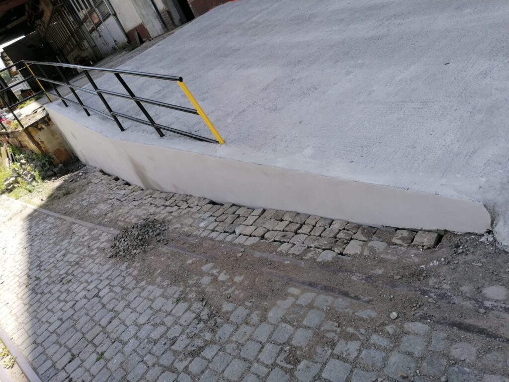 Průběh realizace „Rekonstrukce rampy – Adamov“ – detail 1