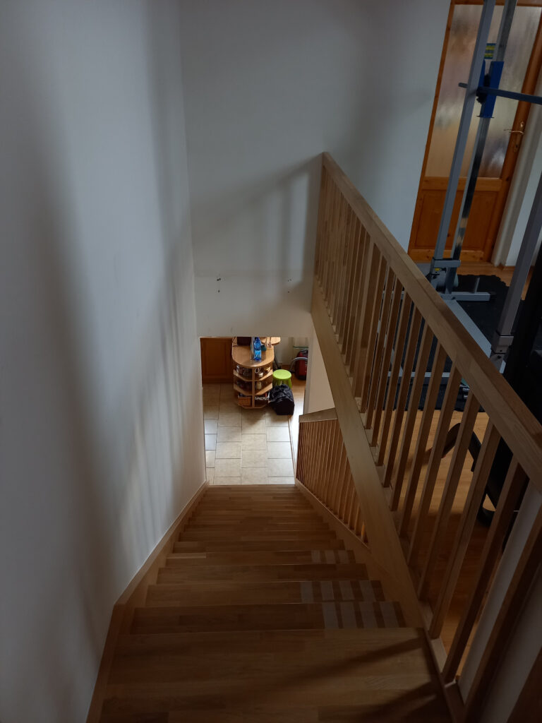 Průběh realizace „Rekonstrukce schodiště na míru“ – detail 4